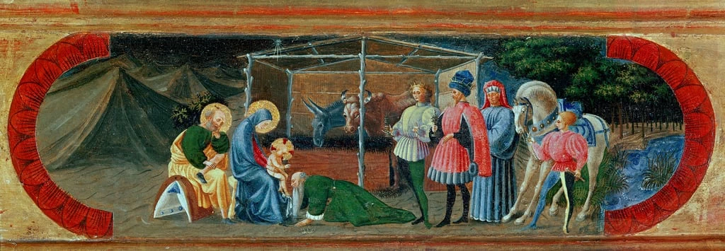 Adorazione dei Magi - Museo Arcivescovile, Firenze, predella